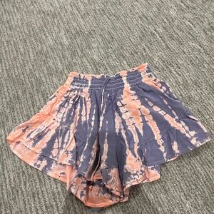 Surf Gypsy Tie Dye Flowy Shorts